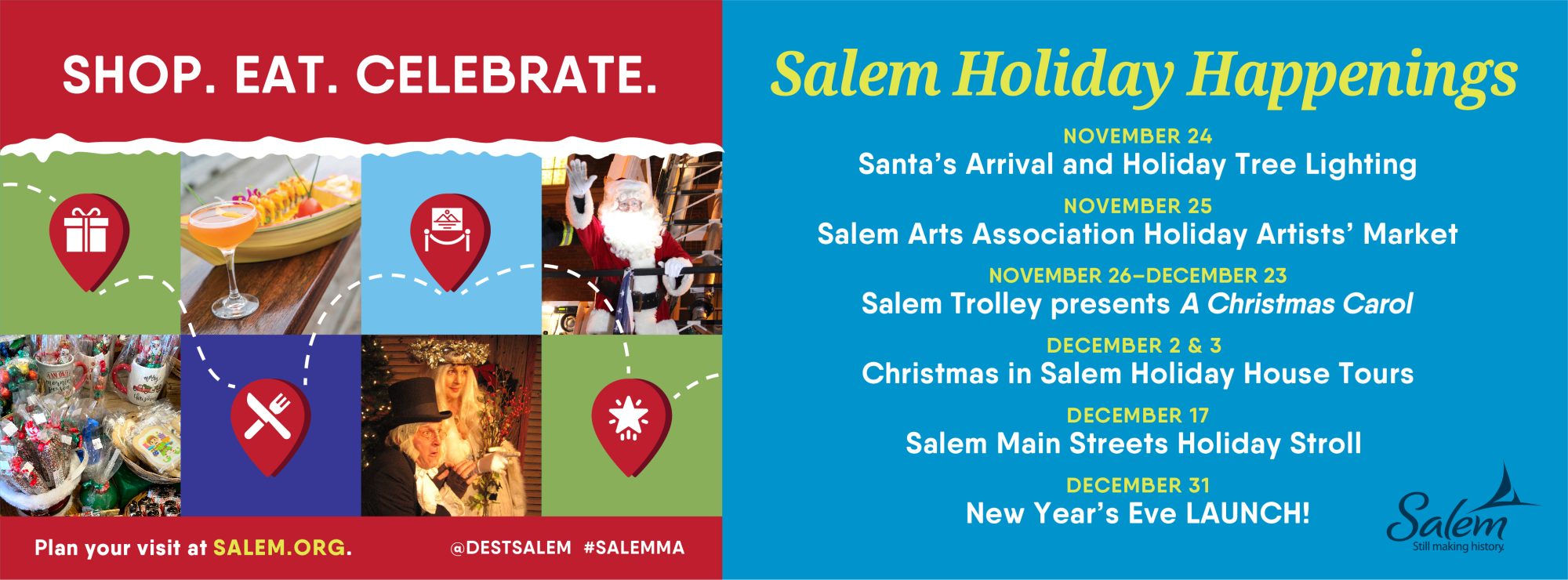 Salem, MA Holiday Happenings 2023